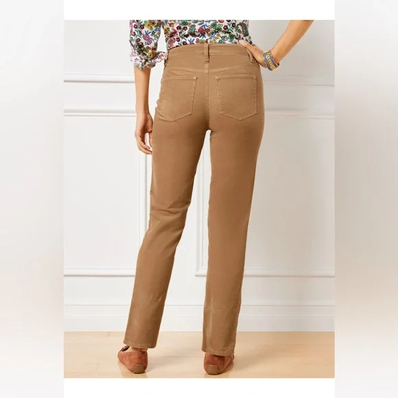 Talbots STRETCH CORDUROY STRAIGHT LEG PANTS - Picture 9 of 9